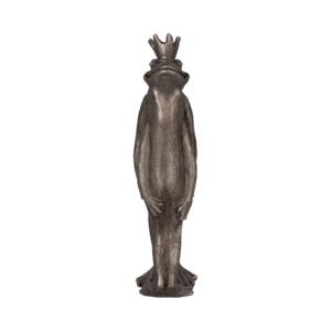 Statuetta Decorativa di Rana, Ornamento da Giardino con Texture Scolpita, Design Ispirato alle Fiabe, Decorazione per Portico Anteriore - Product Image 3