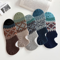 Chaussettes décontractées antidérapantes pour hommes printemps-été, chaussettes invisibles pour hommes adultes