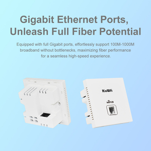 Quản lý đám mây kuwfi băng tần kép wifi6 3000Mbps 11ax AP không dây inwall <span class=keywords><strong>VLAN</strong></span> chức năng inwall điểm truy cập - Product Image 2