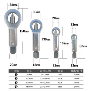 Découpe-écrous rouillés, coupe-écrous efficace et extracteur de vis et de boulons - Product Image 4