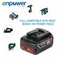 18V 5.0Ah untuk Baterai Lithium-Ion Bosch Professional GBA BAT609 BAT620 BAT610