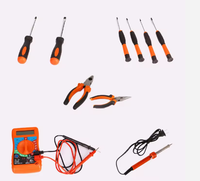 Ensemble d'outils de réparation pour la quincaillerie et l'électricité domestiques, boîte à outils complète pour la réparation d'ordinateurs et d'appareils électroménagers