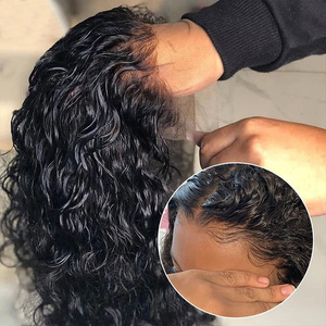 40 inch 13x6 glueless Full HD trong suốt phía trước ren sâu sóng tóc giả tóc con người ren phía trước Brazil xoăn tóc giả cho phụ nữ da đen - Product Image 3