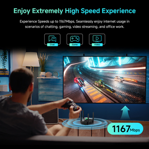 เครื่องขยายสัญญาณไวไฟแบบใช้ได้ทั้งภายในและภายนอกอาคาร 5GHz 2.4GHz แบบดูอัลแบนด์ ช่วยลดสัญญาณไวไฟที่เป็นศูนย์ในบ้านทั้งหลัง ความเร็ว 1200Mbps - Product Image 5