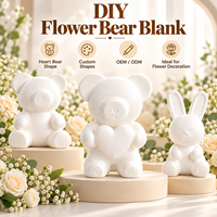 Kustomisasi Grosir Boneka Beruang Bunga Simulasi Bunga Abadi Pe Bear  Rose Bear 25cm Hadiah Natal Rose Bear