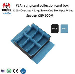 Commander Deck Box 1300+ Trading Card Storage Deckbox Large Capacity Card Deck Box With Card Holders for Board Game - Product Image 1