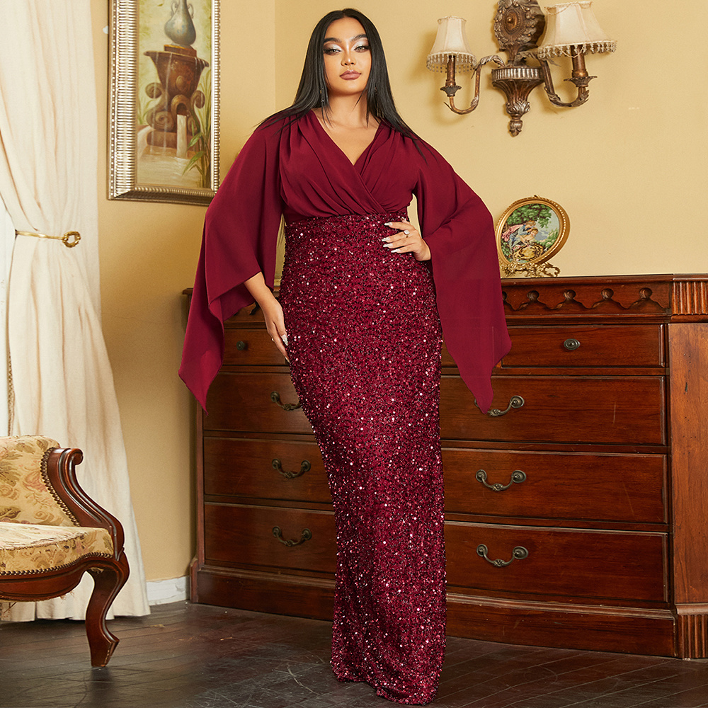 sachin and babi light blue dress Wine Red Chiffon Chic Straps Long Party Dress, Wine Red Unique Prom Dr –  Cutedressy main image 0