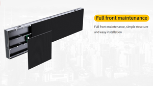 จอแสดงผล LED แบบสองด้าน P1.56 สำหรับติดเพดานในอาคาร จอแสดงผลดิจิทัลสีเต็มรูปแบบ - Product Image 2