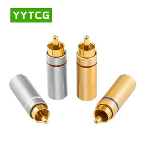 Connecteur jack <span class=keywords><strong>RCA</strong></span> Cuivre pur Plaqué or Audio Câbles <span class=keywords><strong>RCA</strong></span> Adaptateur mâle <span class=keywords><strong>Prise</strong></span> <span class=keywords><strong>RCA</strong></span> Haut-parleur Terminal Acoustique Connecteurs - Product Image 6