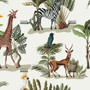 Nanyee Textile Printing Designs: Sweetveld Animal Giraffe & Zebra Prints