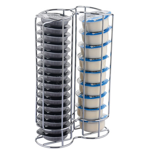 Vente en gros de 32 dosettes de café en métal Capacité Fil chromé Porte-<span class=keywords><strong>dosette</strong></span> <span class=keywords><strong>Tassimo</strong></span> Supports de rangement et étagères - Product Image 3