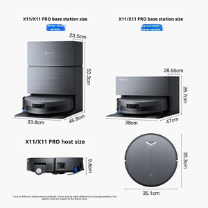 หุ่นยนต์ดูดฝุ่น ECOVACS DEEBOT X11 PRO OMNI พร้อมแท่น OMNI Station, 75 ° C น้ำยาถูพื้นร้อน, พาวเวอร์บูสท์ 1000 ตร.ม., AI YIKO, HEPA - Product Image 6