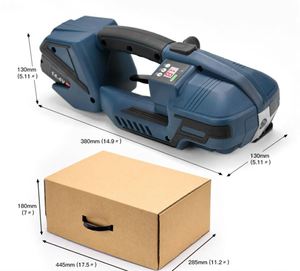 Automatic V2 Handheld Electric Baler Charging <b>Battery</b> Powered Strapping Machine Hot Melt PP Strap PET Plastic Steel Baler - Product Image 6