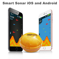 Détecteur de poissons intelligent sans fil Bluetooth avec sonar visuel HD et compatibilité téléphone portable pour la pêche sous-marine en extérieur