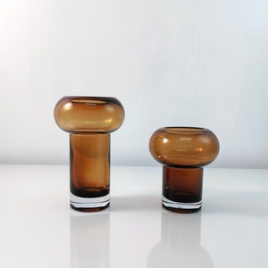 Light Luxury Glass Vase Creative Art Flower <strong>Ornaments</strong> Insert Dried Flowers Hydroponic <strong>Dining</strong> <strong>Table</strong> Modern Home Decor - Product Image 1