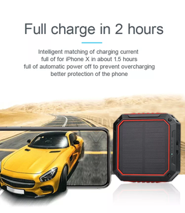 10000mAh Mini Pocket năng lượng mặt trời ngân hàng điện không thấm nước di động bên ngoài pin gói với bộ sạc không dây năng lượng lưu trữ sạc - Product Image 3