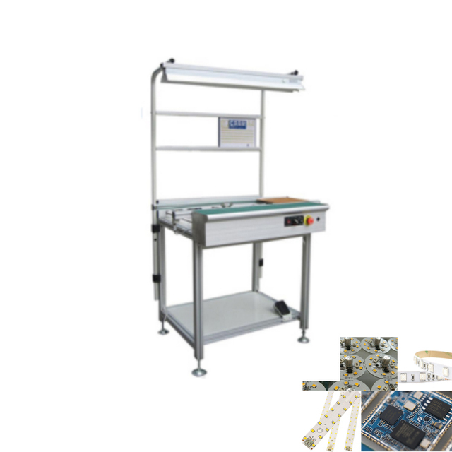 SMT Conveyor Transfer Table 1.2m for PCBA Factory with PLC Control and LED Light