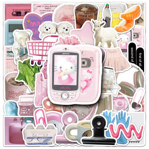 50Pcs Ins Korean Style Cute Thing Graffiti <strong>Stickers</strong> for Girl Phone Book Decor Vinyl Daily Life <strong>Preppy</strong> <strong>Sticker</strong> - Product Image 6