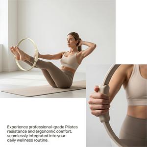 Anillo de Pilates de Silicona Antideslizante XLAN, Círculo de Yoga, Utilizado para Moldear Piernas, Glúteos, Brazos, Cintura, Equipo de Entrenamiento para Ejercicios en Casa - Product Image 5