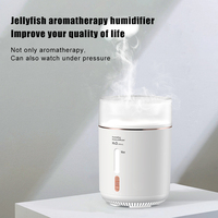 Hxtc88 coloré veilleuse ultrasonique Double méduse eau fraîche brume humidificateur Table Portable aromathérapie diffuseur Machine