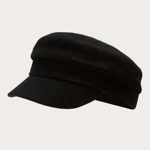 หมวกเบเร่ต์ถักไหมพรมกันแดดสีพื้น ระบายอากาศดี แฟชั่นลำลองสำหรับผู้หญิงและผู้ชาย รุ่นใหม่ประจำฤดูร้อนปี 2025 - Product Image 5