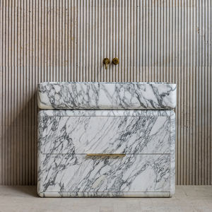 Lavabo en marbre vert personnalisé, <span class=keywords><strong>meuble</strong></span> de salle de bain en marbre <span class=keywords><strong>avec</strong></span> lavabo, vasque de salle de bain en pierre naturelle, vasque en marbre - Product Image 5