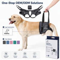 Harnais de levage pour chien de qualité médicale, soutien de la colonne vertébrale pour animaux de compagnie seniors, en maille respirante, polyester durable, toutes saisons, écharpe dorsale OEM