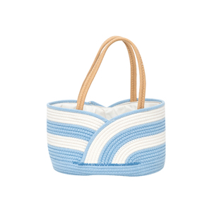 <span class=keywords><strong>Cesto</strong></span> Portaoggetti Moderno Ecologico Pieghevole in Tessuto 100% Cotone per Nuovi Articoli per Neonati e Essenziali per l'Infanzia - Product Image 6