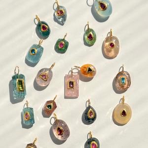 Pendentifs fantaisie en acier inoxydable P266 avec zircone cubique et breloques en résine colorée, motifs crâne et <span class=keywords><strong>smiley</strong></span>, pour la fabrication de bijoux DIY et colliers - Product Image 1