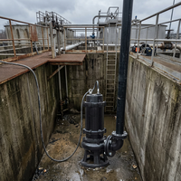 Pompe submersible à grande capacité et haute efficacité WQ, en acier inoxydable, avec broyeur, pour les eaux usées des usines agroalimentaires