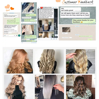 Extensions de Cheveux Humains Remy Vierges Light Yaki de Haute Qualité à Clips Invisibles Onde Corporelle