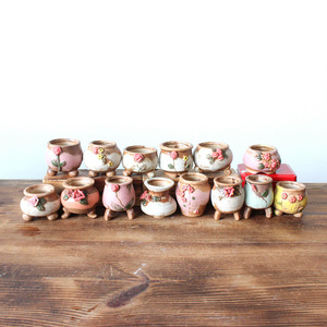 Msh phong cách Hàn Quốc tay sơn gốm mọng nước nhỏ Chậu hoa ngón tay cái trồng - Product Image 2