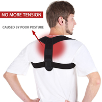 Correcteur de posture pour hommes et femmes, attelle confortable pour le haut et le dos, support réglable pour le dos