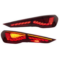 Feu arrière de voiture automatique SJC pour BMW 2020-2024 série 4 G22 M4 G82 coupé séquentiel OLED GTS Style feu arrière