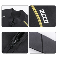 1.5mm chauffage plongée surf combinaison haut plongée néoprène veste pour hommes femmes combinaison veste pour professeur de natation