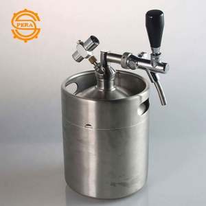 برميل بيرة صغير سعة <span class=keywords><strong>5</strong></span> لتر من الفولاذ المقاوم للصدأ الصالح للطعام - Product Image 5