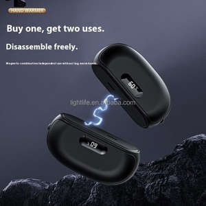 2-in-1 Magnetischer KI-Handwärmer mit Ladecase 5200mAh Schnellheizung Notfall-Taschenlampe Tragbarer Wiederaufladbarer Handwärmer - Product Image 3