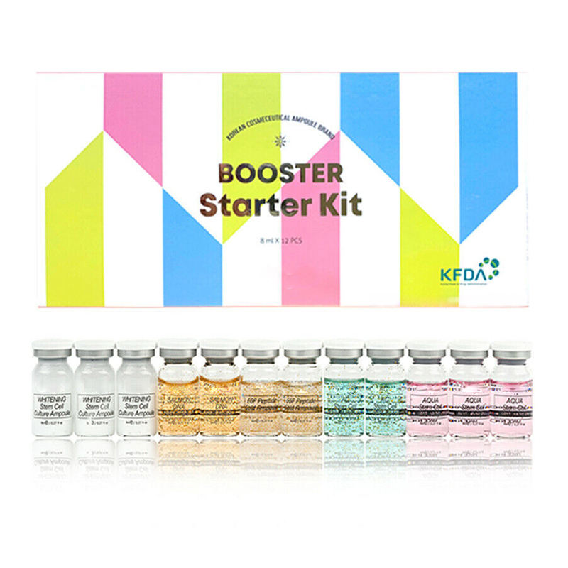 Skin Treatment Facial Foundation Starter Kit Cream BB Meso Glow Serum Ampoule