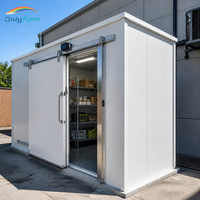 Chambre froide modulaire de 10 m² (10x12 pieds) avec panneaux sandwich PU pour le stockage de légumes, fruits et produits frais