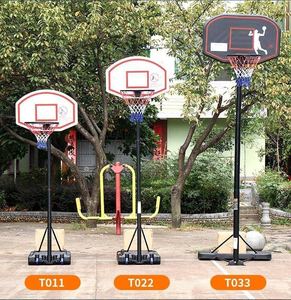 Panneau de <span class=keywords><strong>Basket</strong></span> Mural et Encastrable au Sol, Portable et Réglable avec Cercle, en Verre Trempé, <span class=keywords><strong>Hauteur</strong></span> Ajustable - Product Image 3