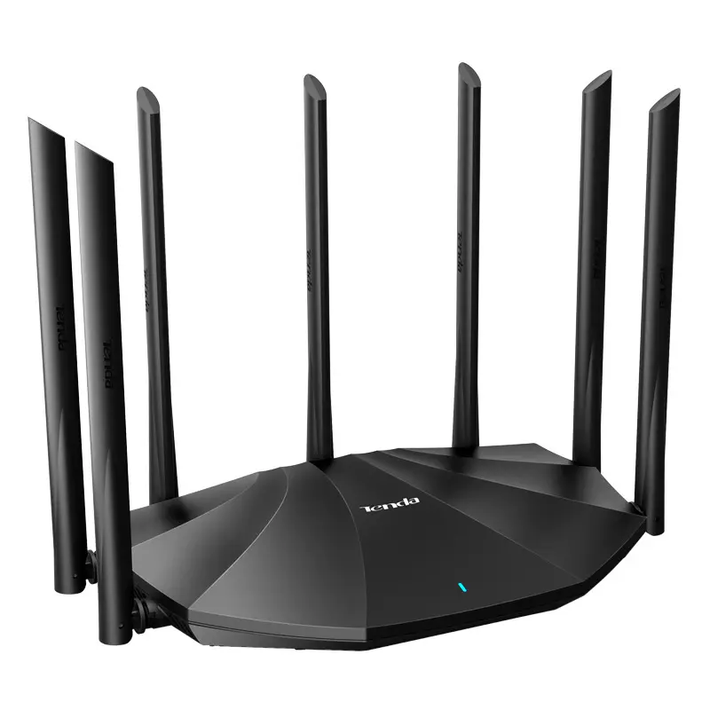 Tenda AC23 AC2100 router gigabit 2.4g 5.0hz dual band wireless 2033Mbps wifi router repeater with 7 high gain antennas wider