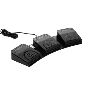 3 Pedal USB Foot Switch Control Key Customized Computer Keyboard Action Pedal for Medical Devices Instruments Computers Office