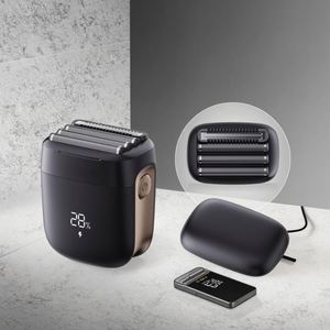 Maquinilla de <span class=keywords><strong>Afeitar</strong></span> Eléctrica para Cara IPX7, Afeitadora Inalámbrica Impermeable, Mini Afeitadora Eléctrica de 5 Hojas Magnética Alternativa - Product Image 2