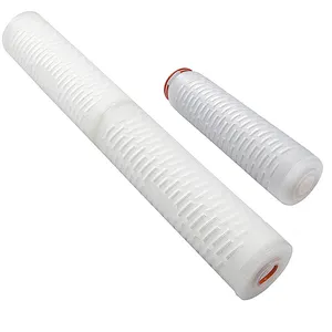Made In China Best Selling 20 Inch Microporous Pleated Cartridge Filter For Nutrient Fluid Filtration