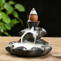 Pembakar Dupa Keramik Terinspirasi Zen: Air Mancur Asap Artistik untuk Meditasi & Relaksasi
