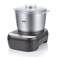 Batidora de Masa RAF R.60005 de 7.0L, 220W, Control Numérico Inteligente, Temporizador de 90 Minutos, Tazón de Acero Inoxidable para Mezclar y Batir en la Cocina