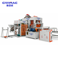 Machine à fabriquer des briques de grande capacité QT12-15S, machine à blocs de béton entièrement automatique à pression hydraulique contrôlée par PLC