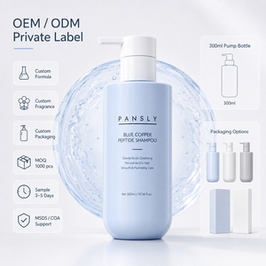 Shampoo OEM ODM con Etichetta Privata GHK-CU al Peptide di Rame Blu, Delicato per <span class=keywords><strong>la</strong></span> Pulizia <span class=keywords><strong>del</strong></span> Cuoio Capelluto, Cura dei Capelli Secchi e Crespi - Product Image 6