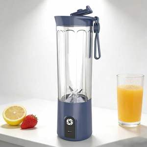 Accessoires de cuisine, machine à mélanger, mixeur industriel portable, mixeur portable à alimentation par voiture/batterie, bouton à un clic, moteur, mixeurs à jus portables - Product Image 1