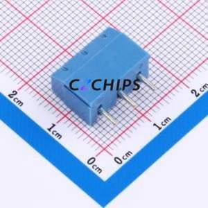 WJ301V-5.0-3P <b>Screw</b> Terminal <b>Block</b> Through hole Component (THT),P=5mm Connector 1x3P 5mm Blue Through Hole - Product Image 2